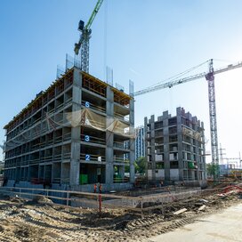Ход строительства в ЖК «Левобережный» за Апрель — Июнь 2026 года, 1