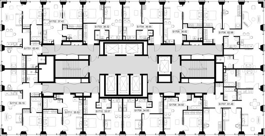 Квартира 33,6 м², 1-комнатная - изображение 1