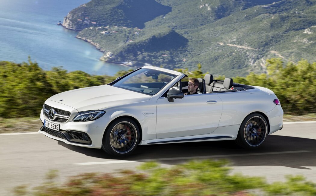Mercedes c class в горах