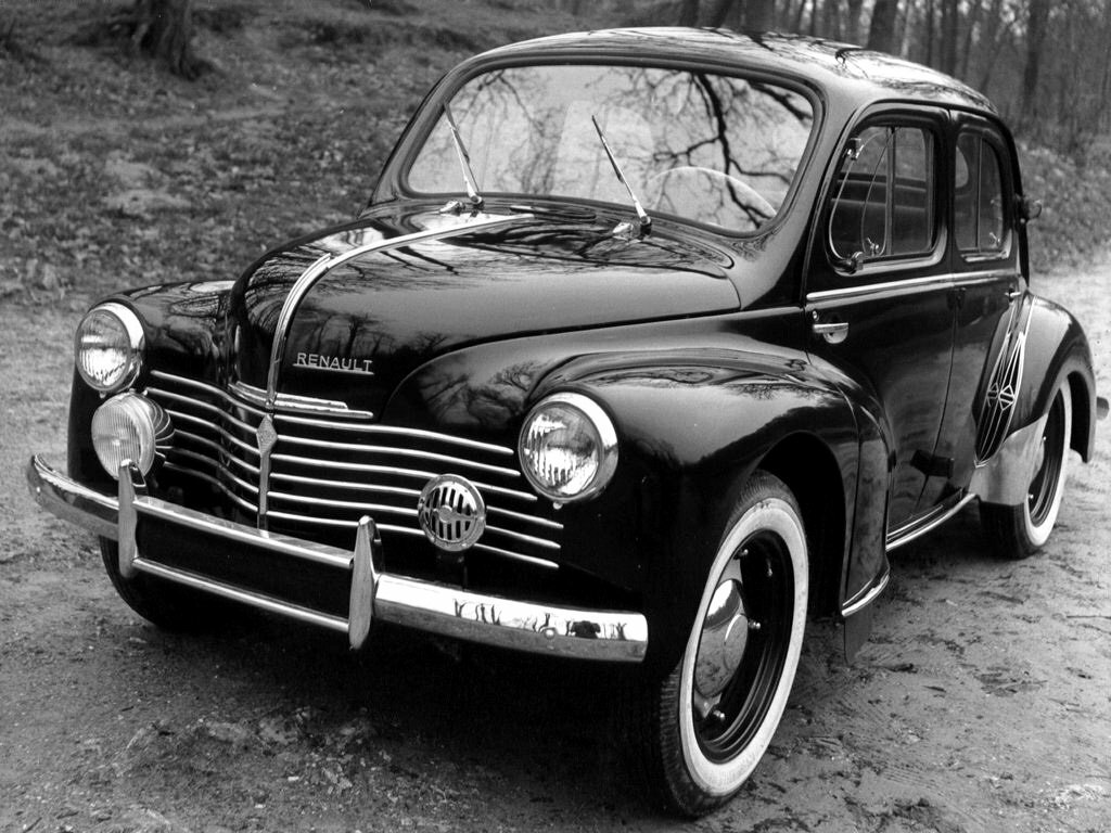 Renault 4CV, Седан: фото поколения