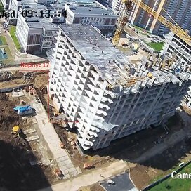 Ход строительства в микрорайоне «Центральный (ДУКС)» за Апрель — Июнь 2017 года, 2