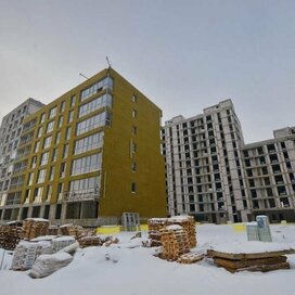 Ход строительства в микрорайоне «Щитниково Янтарный» за Январь — Март 2017 года, 5