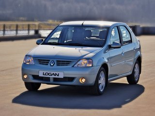 2008 Renault Logan I, серый, 277000 рублей, вид 1