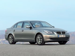 2008 BMW 5 серии 525i V (E60/E61) Рестайлинг, чёрный, 770000 рублей, вид 1