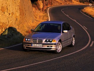 2001 BMW 3 серии 320d IV (E46), серебристый, 410000 рублей, вид 1