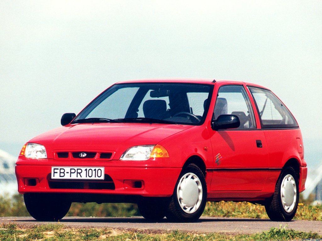 глина последната Извънредни новини Subaru Justy 1995 – 2003, 2 поколение, Хэтчбек 3 дв.: технические  характеристики и комплектации