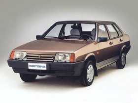 1996 LADA (ВАЗ) 21099, фиолетовый, 60000 рублей, вид 1