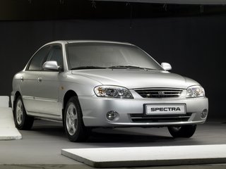 2008 Kia Spectra I Рестайлинг 2, синий, 280000 рублей, вид 1