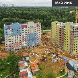 Ход строительства в ЖК «Сходня Парк» за Апрель — Июнь 2016 года, 1