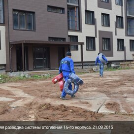 Ход строительства в квартале «Булатниково» за Июль — Сентябрь 2016 года, 4