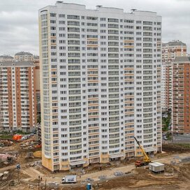 Ход строительства в жилом районе «Красная Горка» за Июль — Сентябрь 2016 года, 5