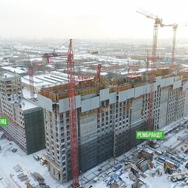 Ход строительства в ЖК «Селигер Сити» за Январь — Март 2018 года, 3