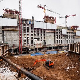 Ход строительства в ЖК «Селигер Сити» за Июль — Сентябрь 2017 года, 3
