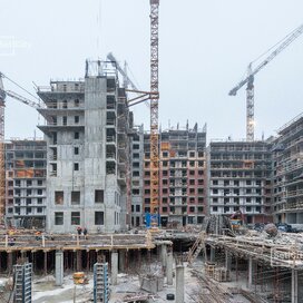 Ход строительства в ЖК «Москва» за Октябрь — Декабрь 2017 года, 2