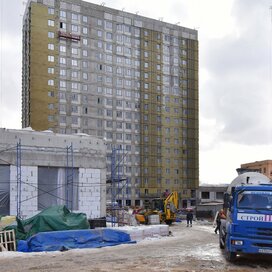 Ход строительства в ЖК «Балтийский» за Январь — Март 2021 года, 2