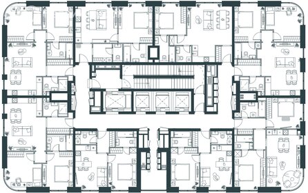 49 м², 1-комнатная квартира 28 267 278 ₽ - изображение 73