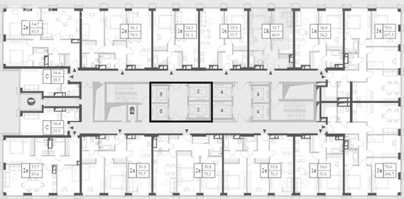 106,7 м², 4-комнатная квартира 43 325 320 ₽ - изображение 18