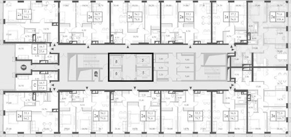 Квартира 80,2 м², 3-комнатная - изображение 2