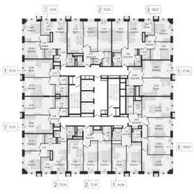 Квартира 74 м², 3-комнатная - изображение 2