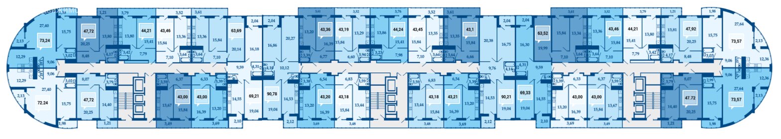 Квартира 42 м², 1-комнатная - изображение 4