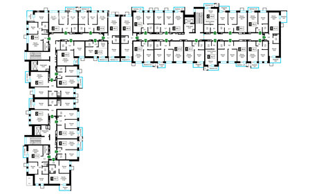 54 м², 2-комнатная квартира 13 300 000 ₽ - изображение 9