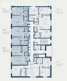 90 м², 3-комнатная квартира 27 000 000 ₽ - изображение 124