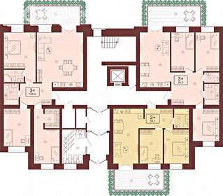 119,1 м², 3-комнатная квартира 16 324 000 ₽ - изображение 81