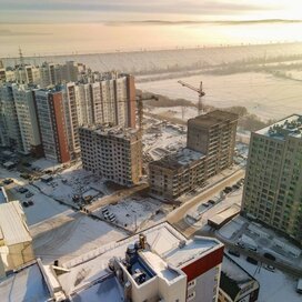 Ход строительства в ЖК «Скандинавия» за Октябрь — Декабрь 2021 года, 1