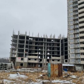 Ход строительства в ЖК «Лазурный» за Октябрь — Декабрь 2021 года, 1
