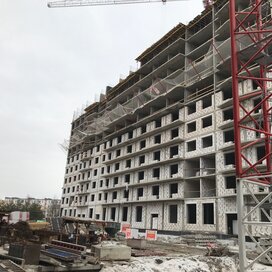 Ход строительства в ЖК «Тандем» за Январь — Март 2022 года, 2