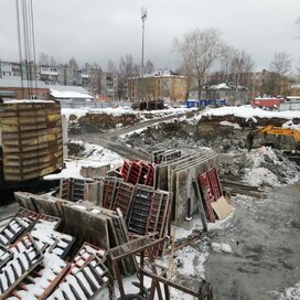 Ход строительства в ЖК «Онегин» за Январь — Март 2022 года, 2