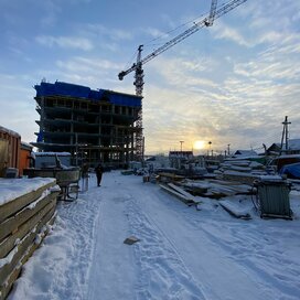 Ход строительства в ЖК «Байкалова» за Январь — Март 2022 года, 1