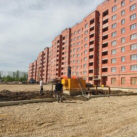 Ход строительства в ЖК «Парковый (ИСК «Новомосковский строитель»)» за Апрель — Июнь 2022 года, 4