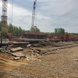 Ход строительства в ЖК «Парковый (ИСК «Новомосковский строитель»)» за Апрель — Июнь 2022 года, 1