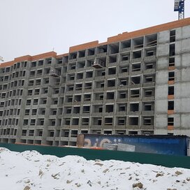 Ход строительства в ЖК «Финский дворик» за Январь — Март 2022 года, 2