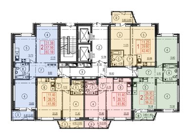 Квартира 42,6 м², 1-комнатная - изображение 1
