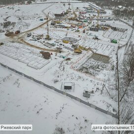 Ход строительства в ЖК «Ржевский парк» за Январь — Март 2023 года, 6