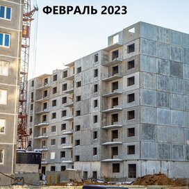 Ход строительства в ЖК «Медовый» за Январь — Март 2023 года, 6
