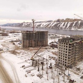 Ход строительства в ЖК «Тихие зори (Красстрой)» за Январь — Март 2023 года, 2