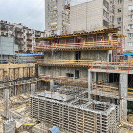 Ход строительства в ЖК «Пушкин» за Январь — Март 2023 года, 2