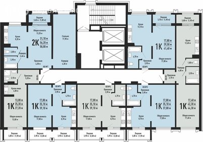 41,4 м², 1-комнатная квартира 4 330 000 ₽ - изображение 32