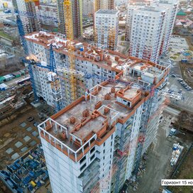 Ход строительства в ЖК «Gorizont» за Октябрь — Декабрь 2023 года, 4