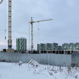 Ход строительства в ЖК «Первый на Правом» за Октябрь — Декабрь 2023 года, 2