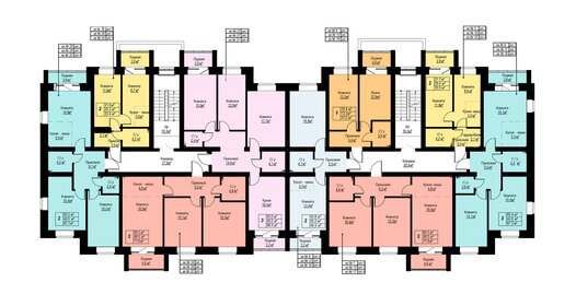 Квартира 33,4 м², 1-комнатная - изображение 2