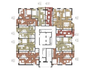 47 м², 1-комнатная квартира 6 550 000 ₽ - изображение 32