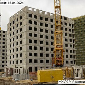 Ход строительства в ЖК «Ржевский парк» за Апрель — Июнь 2024 года, 6