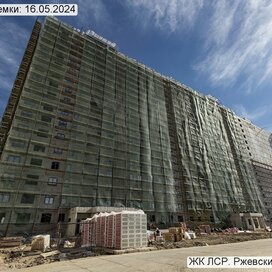 Ход строительства в ЖК «Ржевский парк» за Апрель — Июнь 2024 года, 3