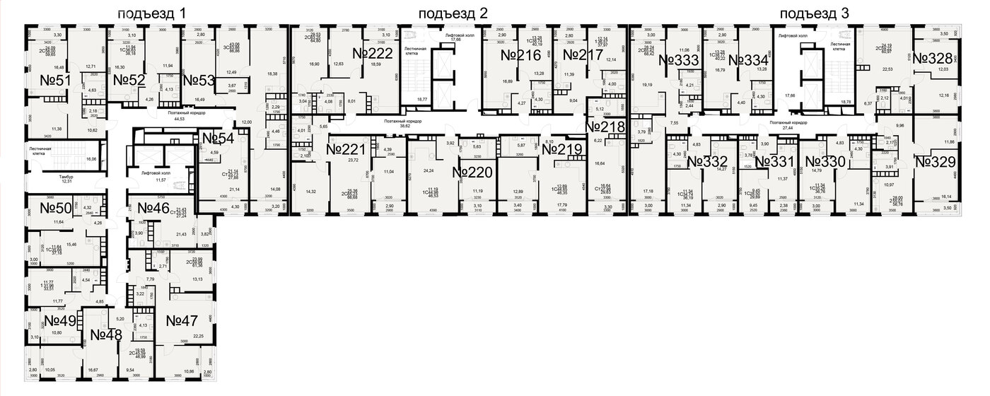 31 м², 1-комнатная квартира 3 747 874 ₽ - изображение 41