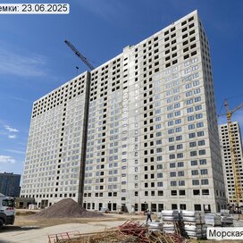 Ход строительства в ЖК «Морская миля» за Апрель — Июнь 2025 года, 2