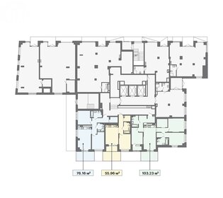 Квартира 75,7 м², 2-комнатная - изображение 2